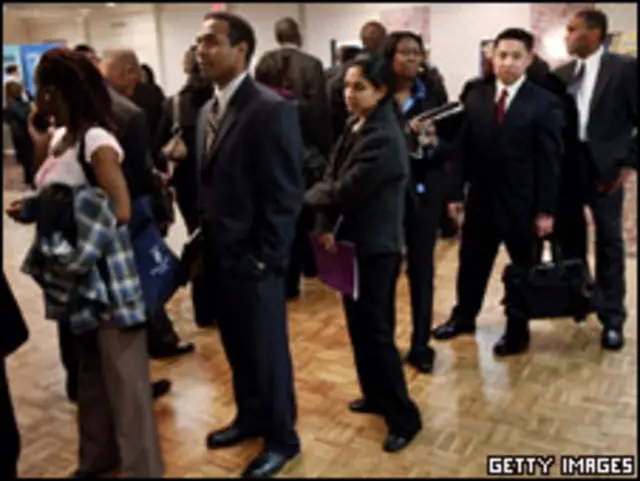 अमरीका में रोज़गार की तलाश