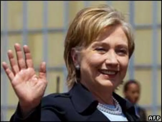 A secretário de Estado dos Estados Unidos, Hillary Clinton