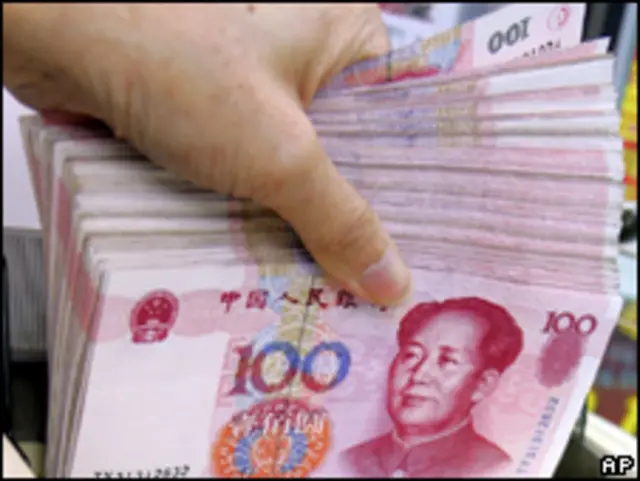 Notas de iuan, a moeda chinesa (AP/arquivo)