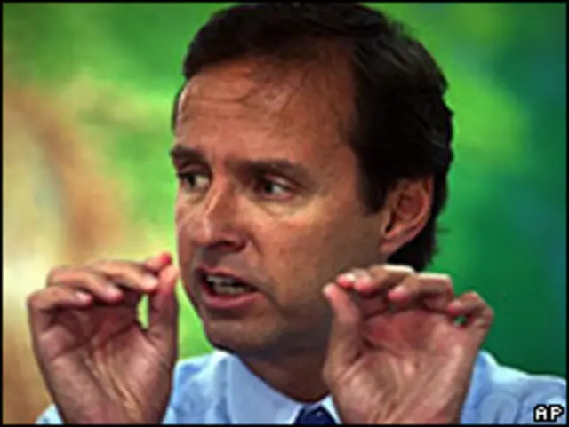 Líder opositor Jorge Quiroga