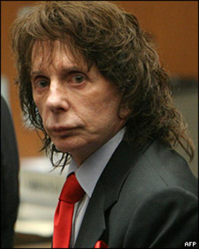 escena del crimen de la esposa de phil spector