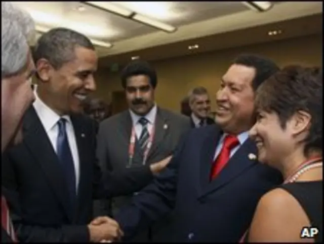 اوباما اور شاویز