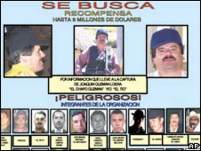 El Chapo en cartel de los más buscados