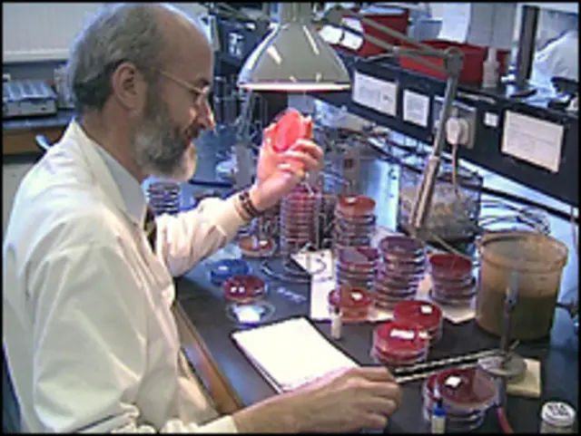 Ученый в лаборатории