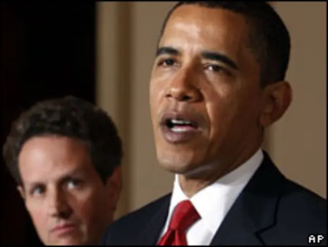 Тимоти Гейтнер и Барак Обама