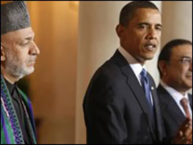 Tổng thống Obama và lãnh đạo hai nước Afghanistan và Pakistan