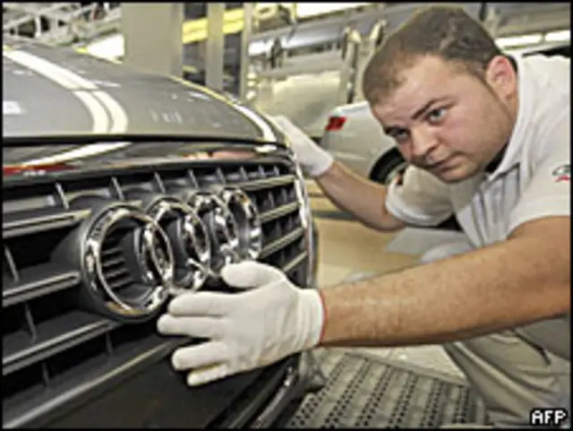 Производство Audi
