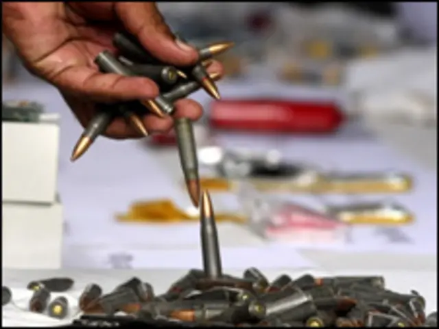 شدت پسندوں کا اسلحہ: فائل فوٹو