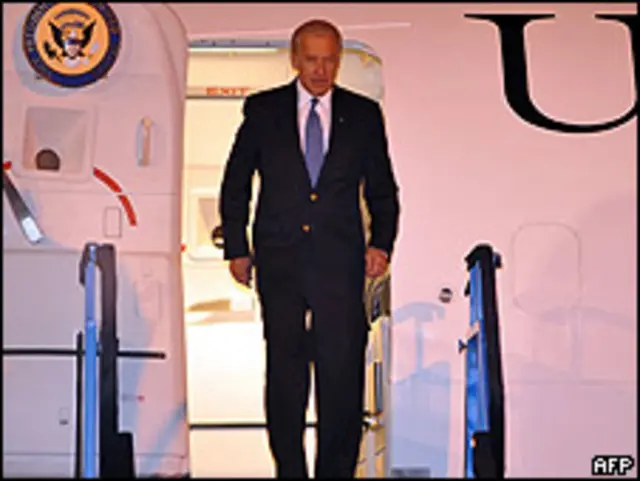 Joe Biden en Sarajevo.