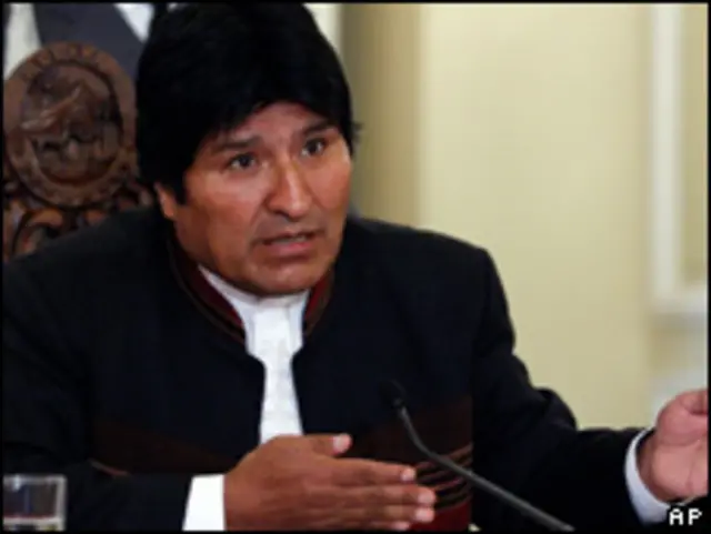 O presidente da Bolívia, Evo Morales (AP,11/5)