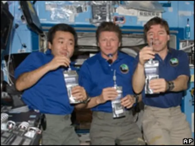 Астронавты на МКС