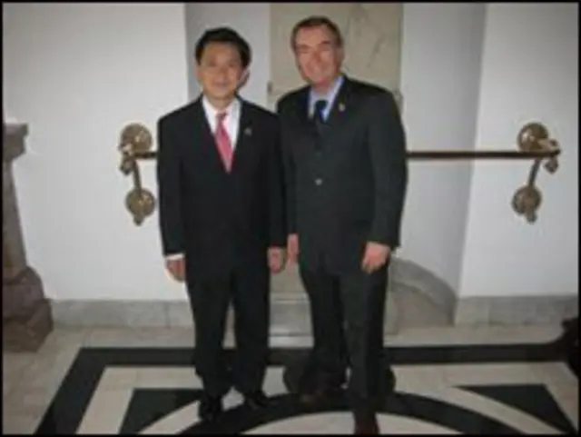 Hai ông Cao Quang Ánh và Ed Royce