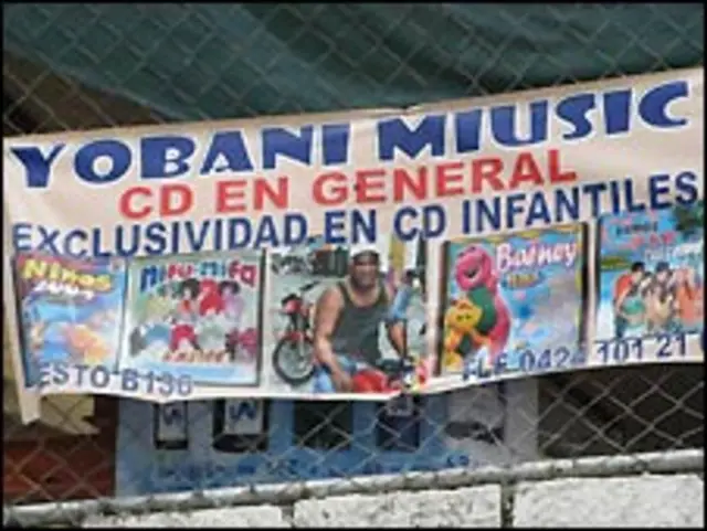 Vendedor de Cds pirateados