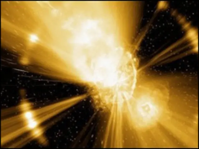 بازسازی کامپیوتری یک ابرنواختر