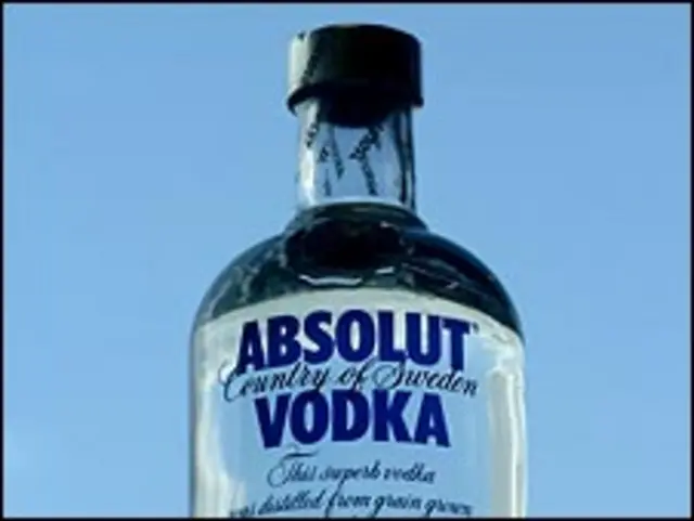 Бутылка водки