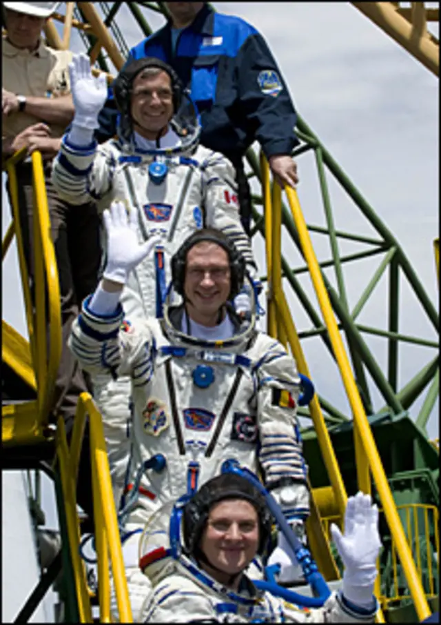 فضانوردانی که با سویوز راهی ایستگاه فضایی شدند