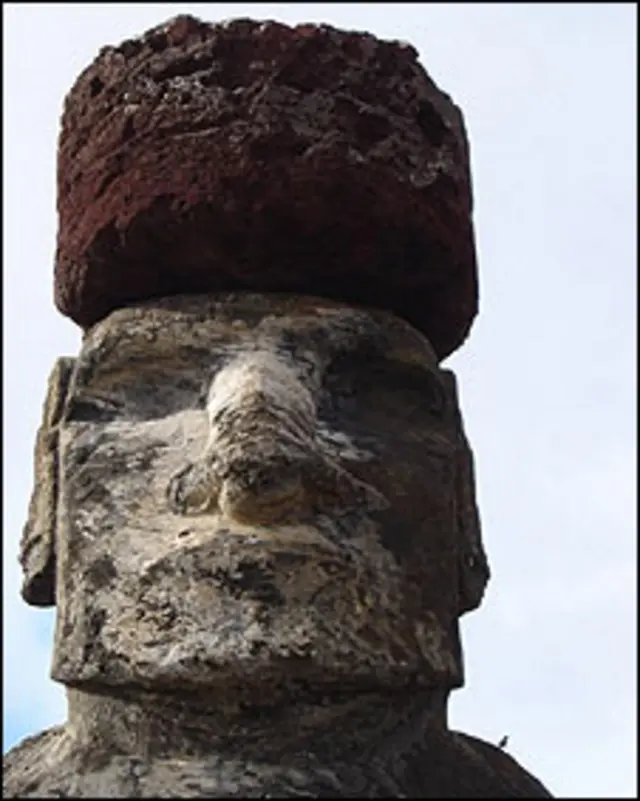 Estatua en la Isla de Pascua