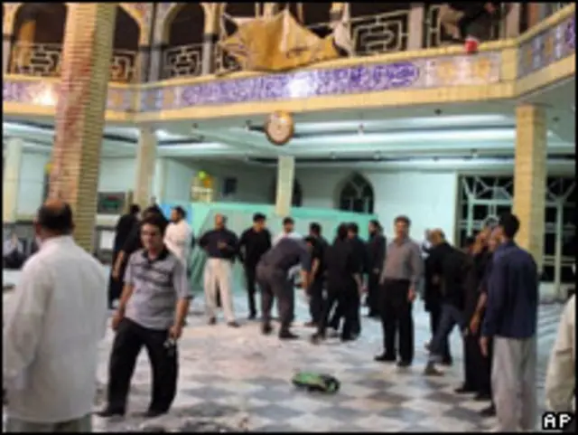 Мечеть после взрыва