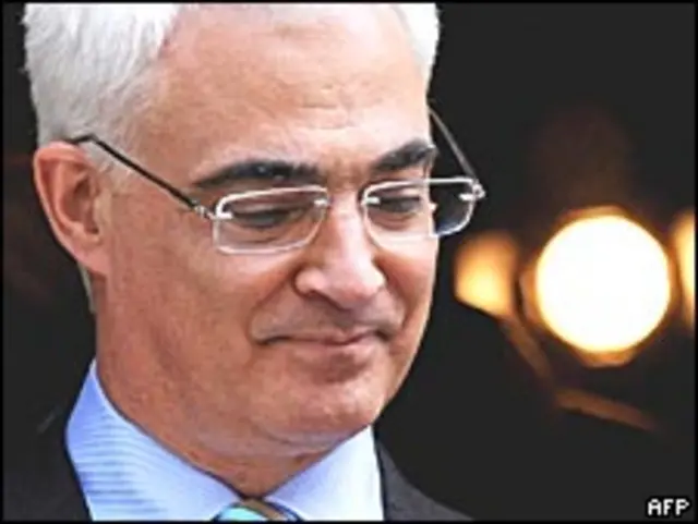 Министр финансов Великобритании Алистер Дарлинг