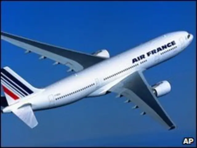 Máy bay giống như chiếc A330-200 đang cất cáy từ Rio đi Paris