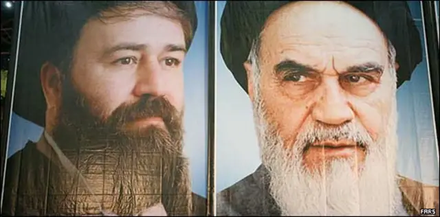 آیت الله خمینی و پسرش احمد