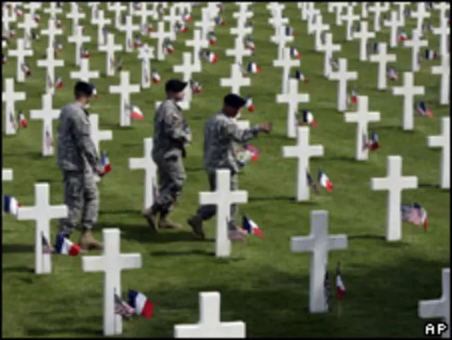 Американское военное кладбище в Нормандии