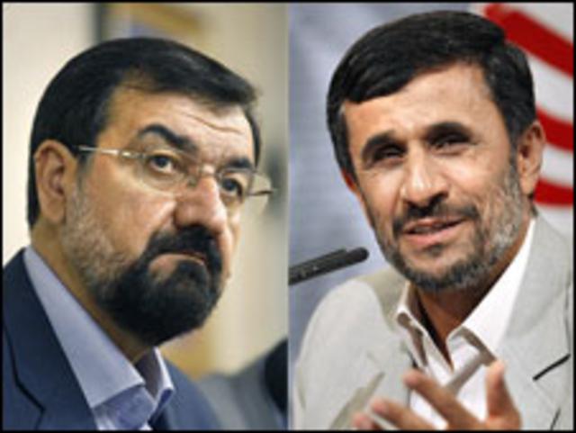 احمدی نژاد و رضایی