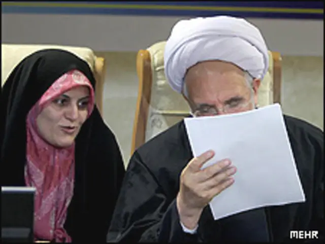 مهدی کروبی و جمیله کدیور