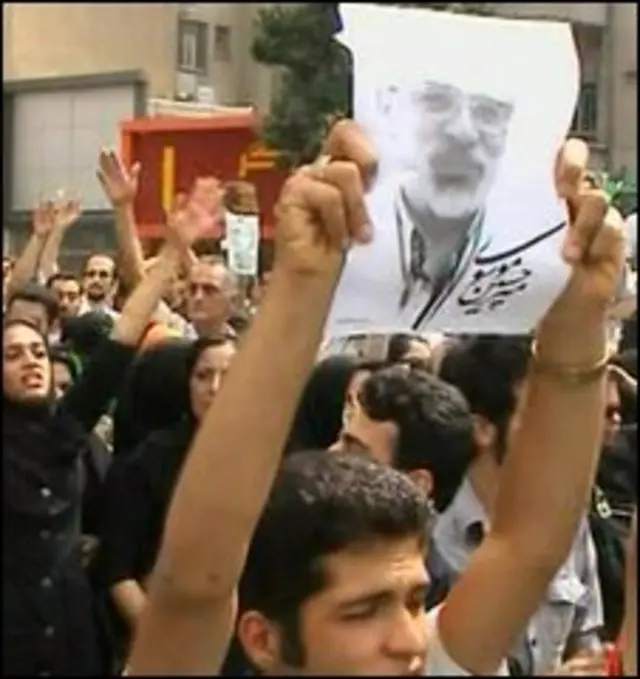 Người biểu tình ở Tehran