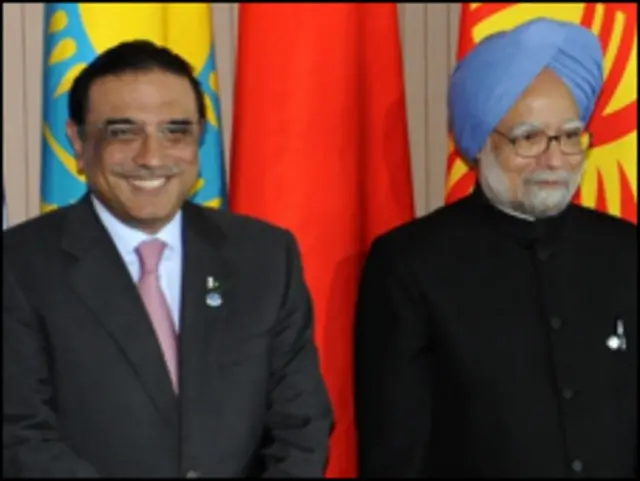 ممبئی حملوں کے بعد یہ بھارت اور پاکستان کے رہنماؤں کی پہلے ملاقات ہے