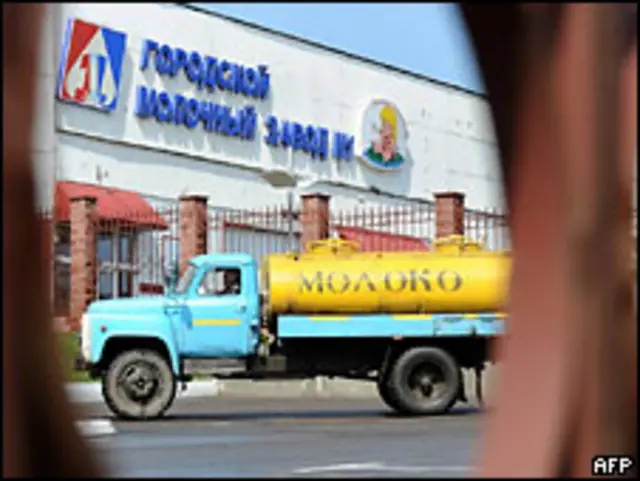 Грузовик с молоком