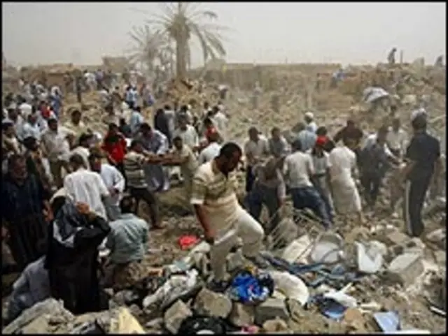 کرکوک میں دھماکے کے بعد آلودہ فضا