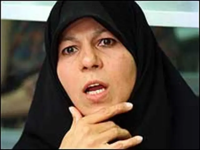 فائزه هاشمی، دختر اکبر هاشمی رفسنجانی