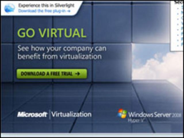 Фрагмент скриншота сайта Microsoft