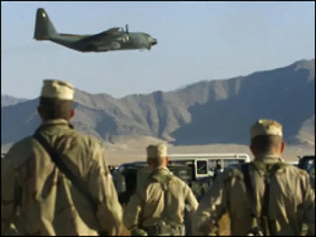 امریکی فوجی بگرام میں