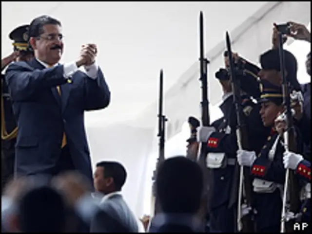  Manuel Zelaya, presidente de Honduras.