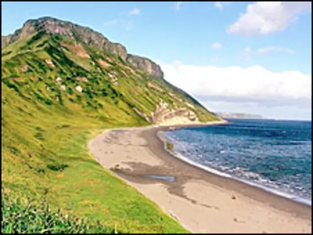 Остров Курильской гряды