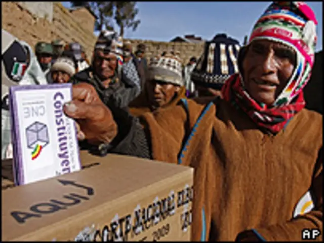 Referendo constitucional Bolivia. 