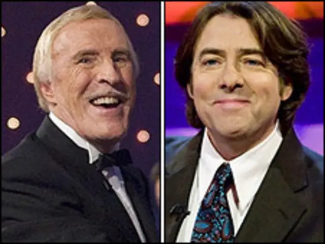 Bruce Forsyth y Jonathan Ross.