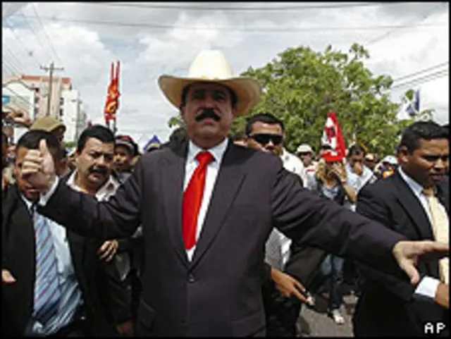 Manuel Zelaya, presidente de Honduras