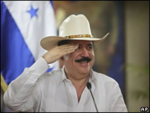 Manuel Zelaya, presidente de Honduras. 