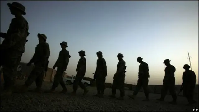 Lính Mỹ rút quân tại Iraq