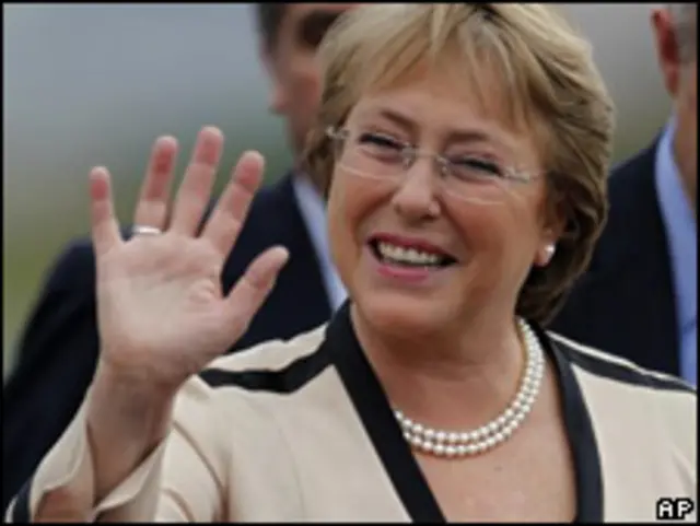 Michelle Bachelet, presidenta de Chile