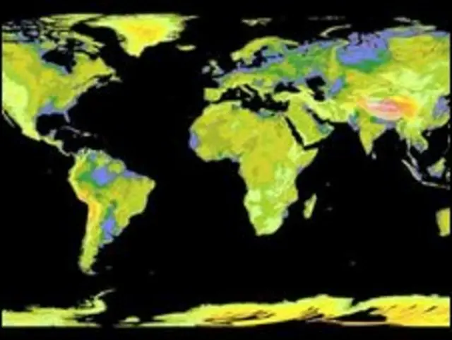 Фрагмент карты Земли