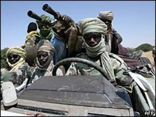 مسلحون من حركة العدل والمساواة في دارفور