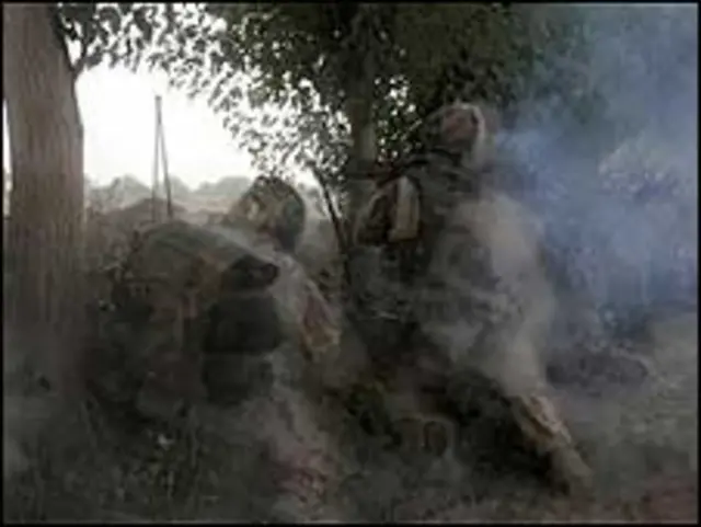 برطانوی فوجی طالبان کے خلاف آپریشن میں مصروف