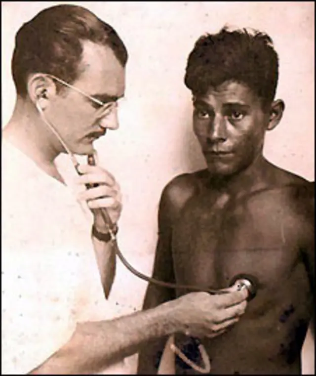 Recrutamento de trabalhadores para a Amazônia (Acervo Jean Pierre Chabloz)