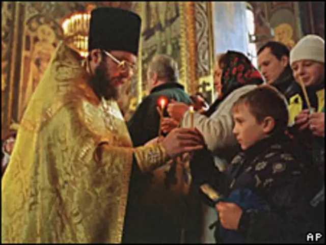 Прихожане в Украине