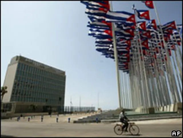 Информационное табло в Гаване