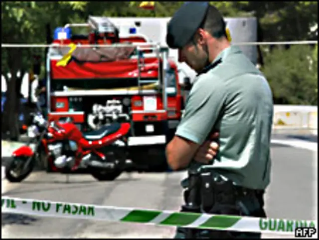 Guardia civil español